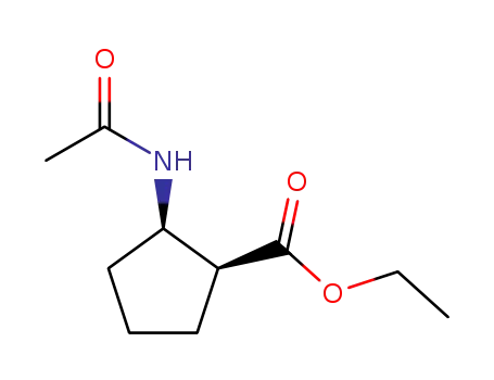 cis-2-acetylaminocyclopentanecarboxylic acid ethyl ester
