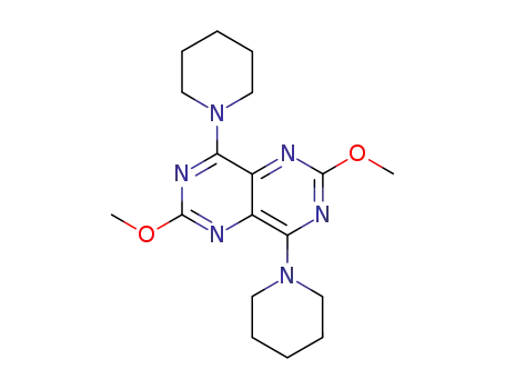 2,6-dimethoxy-4,8-di-piperidin-1-yl-pyrimido[5,4-d]pyrimidine