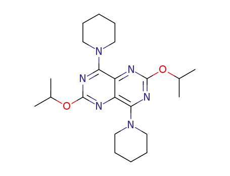 2,6-diisopropoxy-4,8-di-piperidin-1-yl-pyrimido[5,4-d]pyrimidine