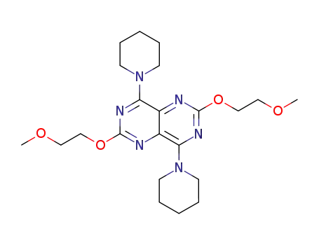 2,6-bis-(2-methoxy-ethoxy)-4,8-di-piperidin-1-yl-pyrimido[5,4-d]pyrimidine