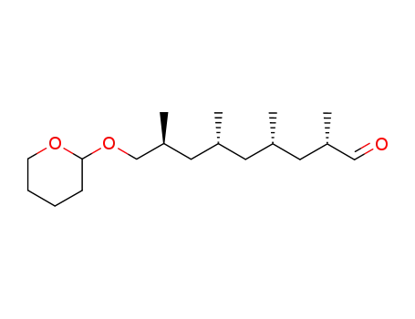 (2R,4S,6R,8S)-2,4,6,8-tetramethyl-9-(tetrahydro-2H-pyran-2-yloxy)nonanal