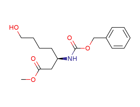 (R)-3-Benzyloxycarbonylamino-7-hydroxy-heptanoic acid methyl ester