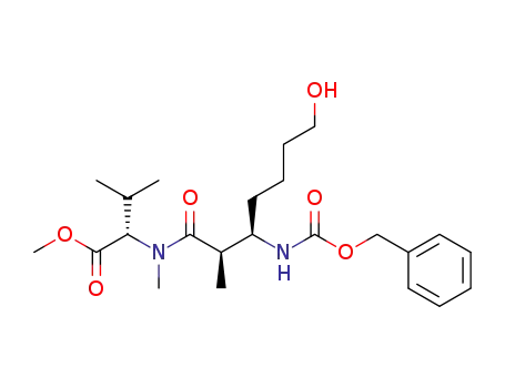 (S)-2-[((2R,3R)-3-Benzyloxycarbonylamino-7-hydroxy-2-methyl-heptanoyl)-methyl-amino]-3-methyl-butyric acid methyl ester