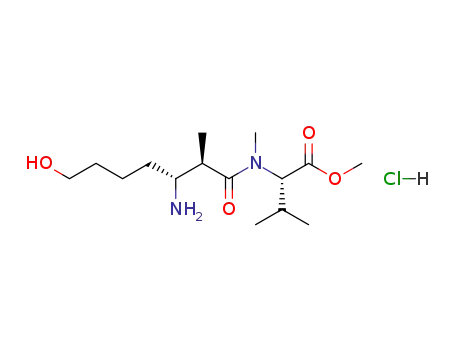 (S)-2-[((2R,3R)-3-Amino-7-hydroxy-2-methyl-heptanoyl)-methyl-amino]-3-methyl-butyric acid methyl ester; hydrochloride