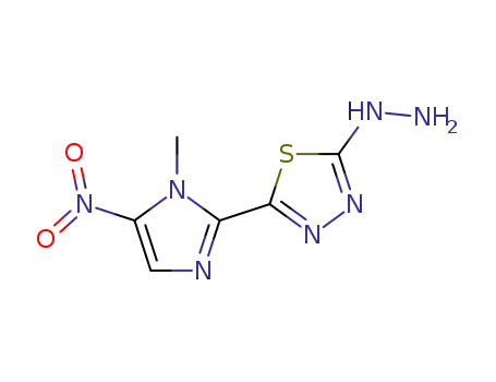 [5-(1-methyl-5-nitro-1H-imidazol-2-yl)-[1,3,4]thiadiazol-2-yl]-hydrazine
