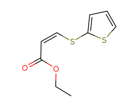 (Z)-3-(thiophen-2-ylthio)-acrylic acid ethyl ester