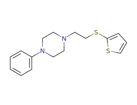 1-phenyl-4-(2-(thiophen-2-ylthio)ethyl)piperazine