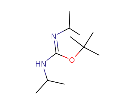 Molecular Structure of 71432-55-8 (2-tert-Butyl-1,3-diisopropylisourea)