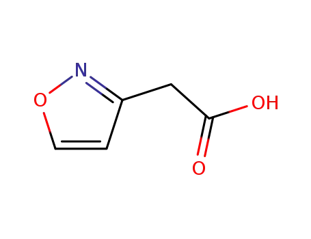 Molecular Structure of 57612-86-9 (isoxazol-3-yl-acetic acid)