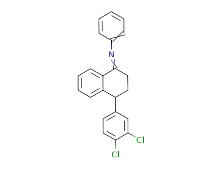 N-[4-(3,4-dichlorophenyl)-3,4-dihydro-1(2H)-naphthalenylidine]benzylamine