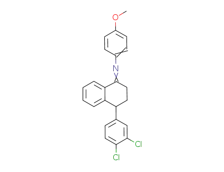 N-[4-(3,4-dichlorophenyl)-3,4-dihydronaphthalenylidine]-4-methoxybenzylamine