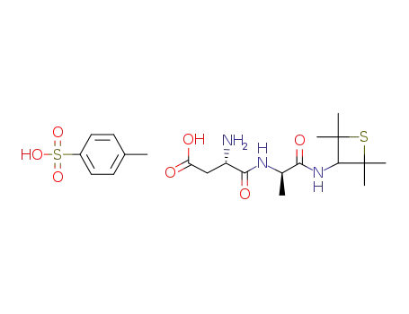 3-L-α-aspartyl-D-alanylamido-2,2,4,4-tetramethylthietanylamine p-toluenesulfonate
