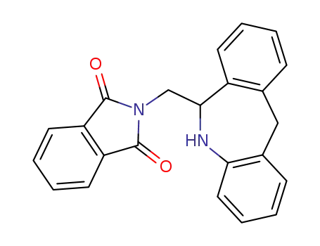 Molecular Structure of 143878-20-0 (6-(Phthalimidomethyl)-6,11-dihydro-5H-dibenz[b,e]azepine)