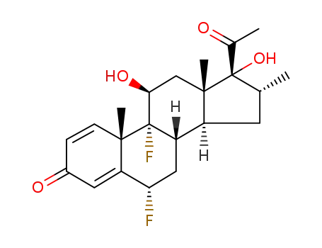 6α,9α-difluoro-11β, 17α-dihydroxy-16α-methyl-1,4-pregnadiene-3,20-dione