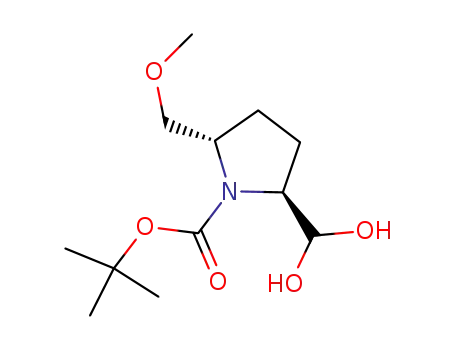 (1-tert-butoxycarbonyl-(5S)-methoxymethyl-(2S)-pyrrolidinyl)carboxylic acid