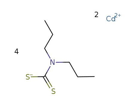Cd2(N,N-dipropyldithiocarbamate)4