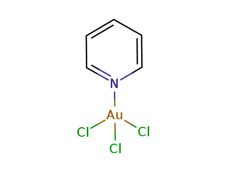 Molecular Structure of 14911-01-4 (TRICHLORO(PYRIDINE)GOLD(III), 97%)