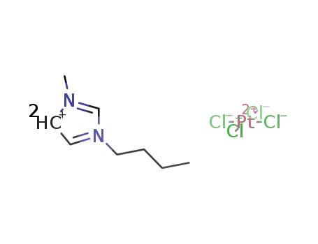 bis(1-n-buthyl-3-methylimidazolium) tetrachloroplatinate(II)