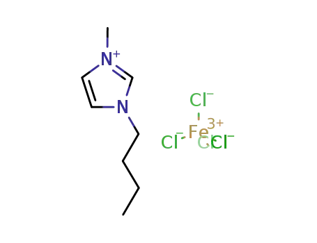 Molecular Structure of 359845-21-9 (1-BUTYL-3-METHYLIMIDAZOLIUM TETRACHLOROFERRATE)