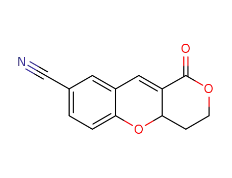 1,3,4,4a-tetrahydro-1-oxopyrano[4,3-b]chromene-8-carbonitrile