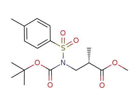 methyl (2S)-3-[N-(tert-butoxycarbonyl)-N-(4-methylphenylsulfonyl)]amino-2-methylpropanoate