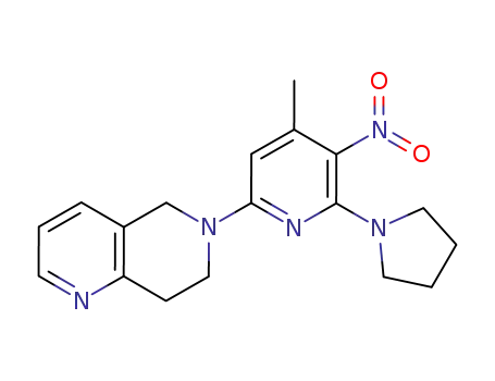 6-(4-methyl-5-nitro-6-pyrrolidin-1-yl-pyridin-2-yl)-5,6,7,8-tetrahydro-[1,6]-naphthyridine