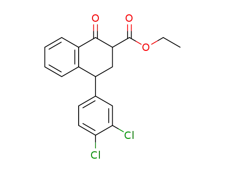 4-(3,4-dichlorophenyl)-1-oxo-1,2,3,4-tetrahydro-naphthalene-2-carboxylic acid ethyl ester