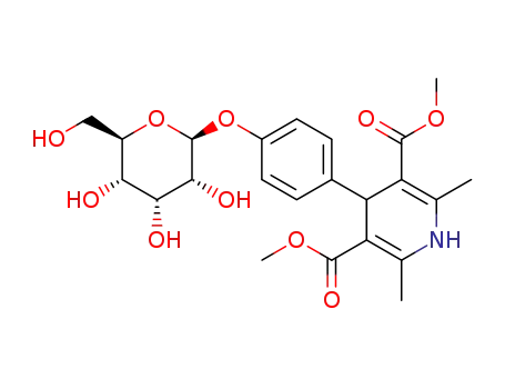 2,6-dimethyl-3,5-dicarbomethoxy-4-(4-β-D-allopyranosyloxyphenyl)-1,4-dihydropyridine