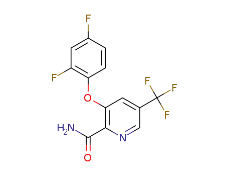 3-(2,4-difluorophenoxy)-5-trifluoromethylpyridine-2-carboxamide