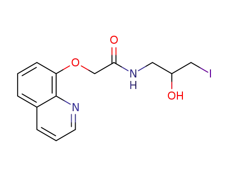 N-(2-hydroxy-3-iodopropyl)-2-(quinolin-8-yloxy)acetamide