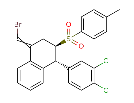 4-bromomethylene-1-(3,4-dichlorophenyl)-2-(toluene-4-sulfonyl)-1,2,3,4-tetrahydronaphthalene