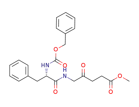 methyl 5-((2'-benzyloxycarbonylamino)-L-phenylpropionyl)amino-4-oxopentanoate