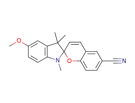 5'-methoxy-1',3',3'-trimethylspiro[chromene-2,2'-indoline]-6-carbonitrile