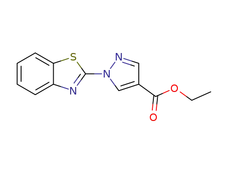 ethyl 1-(1,3-benzothiazol-2-yl)-1H-pyrazole-4-carboxylate