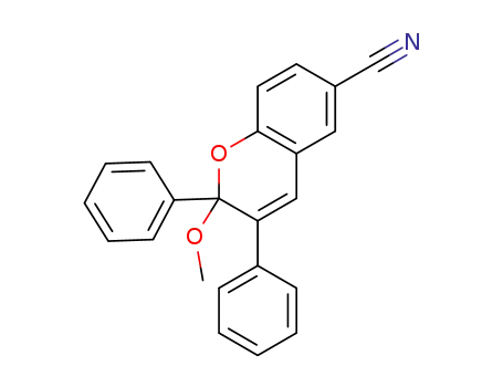6-carbonitrile-2-methoxy-2,3-diphenyl-2H-1-benzopyran