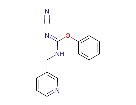 phenyl N'-cyano-N-(pyridin-3-ylmethyl)carbamimidate