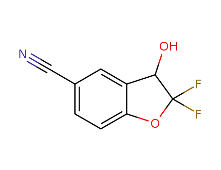 2,2-difluoro-3-hydroxy-2,3-dihydro-1-benzofuran-5-carbonitrile