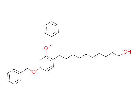 10-(2,4-di(benzyloxy)phenyl)decanol