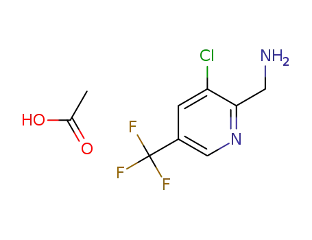 1-[-3-chloro-5-(trifluoromethyl)pyridin-2-yl]methanamine acetate