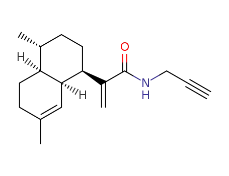 2-((1R,4R,4aS,8aR)-4,7-dimethyl-1,2,3,4,4a,5,6,8a-octahydronaphthalen-1-yl)-N-(prop-2-yn-1-yl)acrylamide