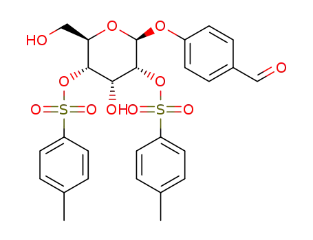 4-formylphenyl 2,4-di-O-(4-toluenesulfonyl)-β-D-allopyranoside