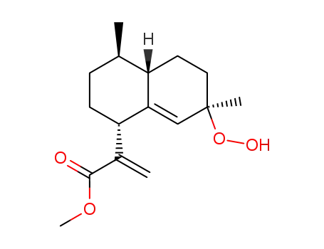 methyl <2'R,4a'S,5'R,8'R>-2-(2',5'-dimethyl-2'-hydroperoxy-2',3',4',4a',5',6',7',8'-octahydronaphthalen-8'-yl)propenoate