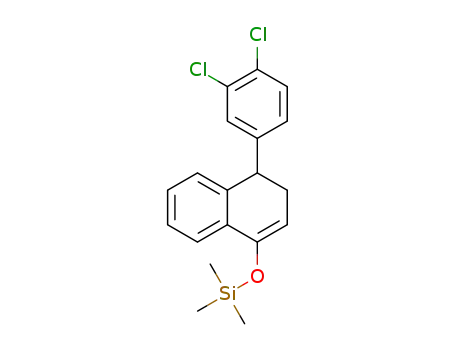 ((4-(3,4-dichlorophenyl)-3,4-dihydronaphthalen-1-yl)oxy)trimethylsilane