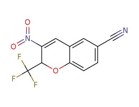 3-nitro-2-(trifluoromethyl)-2H-chromene-6-carbonitrile