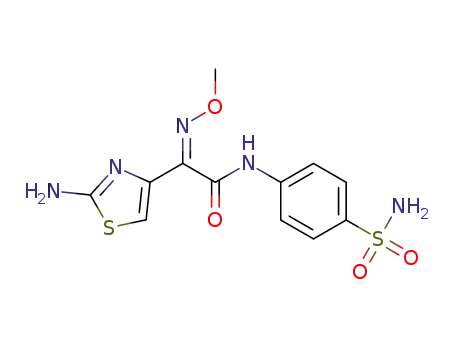 (Z)-2-(2-aminothiazol-4-yl)-2-(methoxyimino)-N-(4-sulfamoylphenyl)acetamide