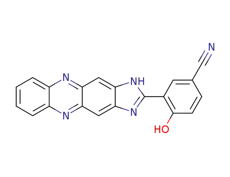 4-hydroxy-3-(1H-imidazo[4,5-b]phenazin-2-yl)benzonitrile