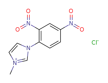 Molecular Structure of 39678-28-9 (1H-Imidazolium, 1-(2,4-dinitrophenyl)-3-methyl-, chloride)