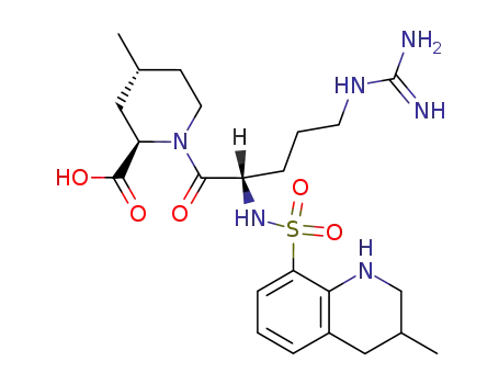 Molecular Structure of 74863-84-6 (Argatroban)