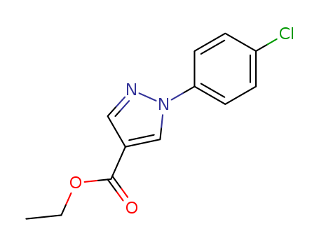 1H-Pyrazole-4-carboxylic acid, 1-(4-chlorophenyl)-, ethyl ester
