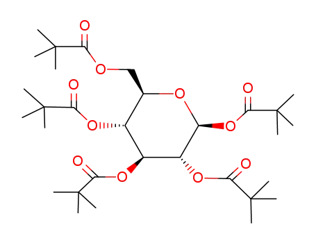1,2,3,4,6-penta-O-trimethylacetyl-β-D-glucopyranose